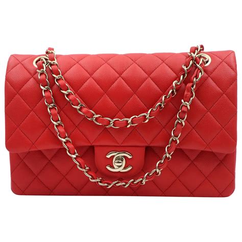 medium red chanel bag